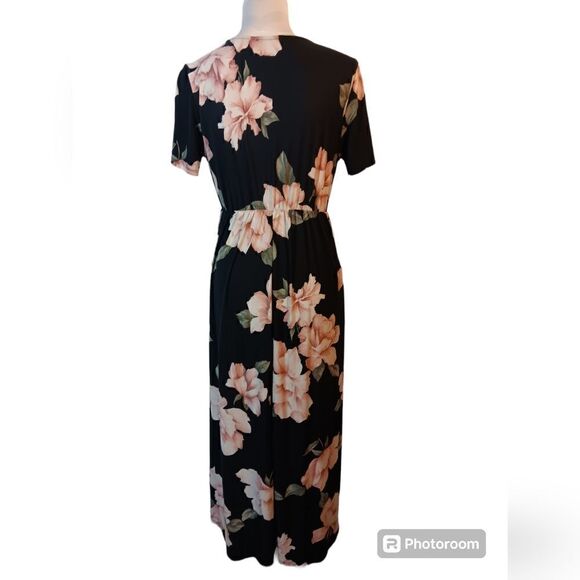 Lux & Co. Floral High Low Maxi Dress - Picture 5 of 8